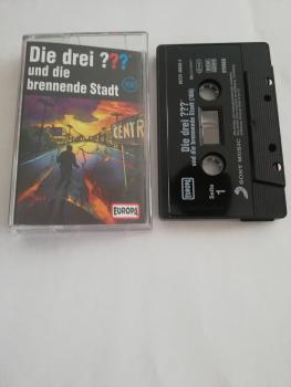Die Drei Fragezeichen Folge 166 und die brennende Stadt Schwarz mit Weißen Druck 8872540036 4 Europa